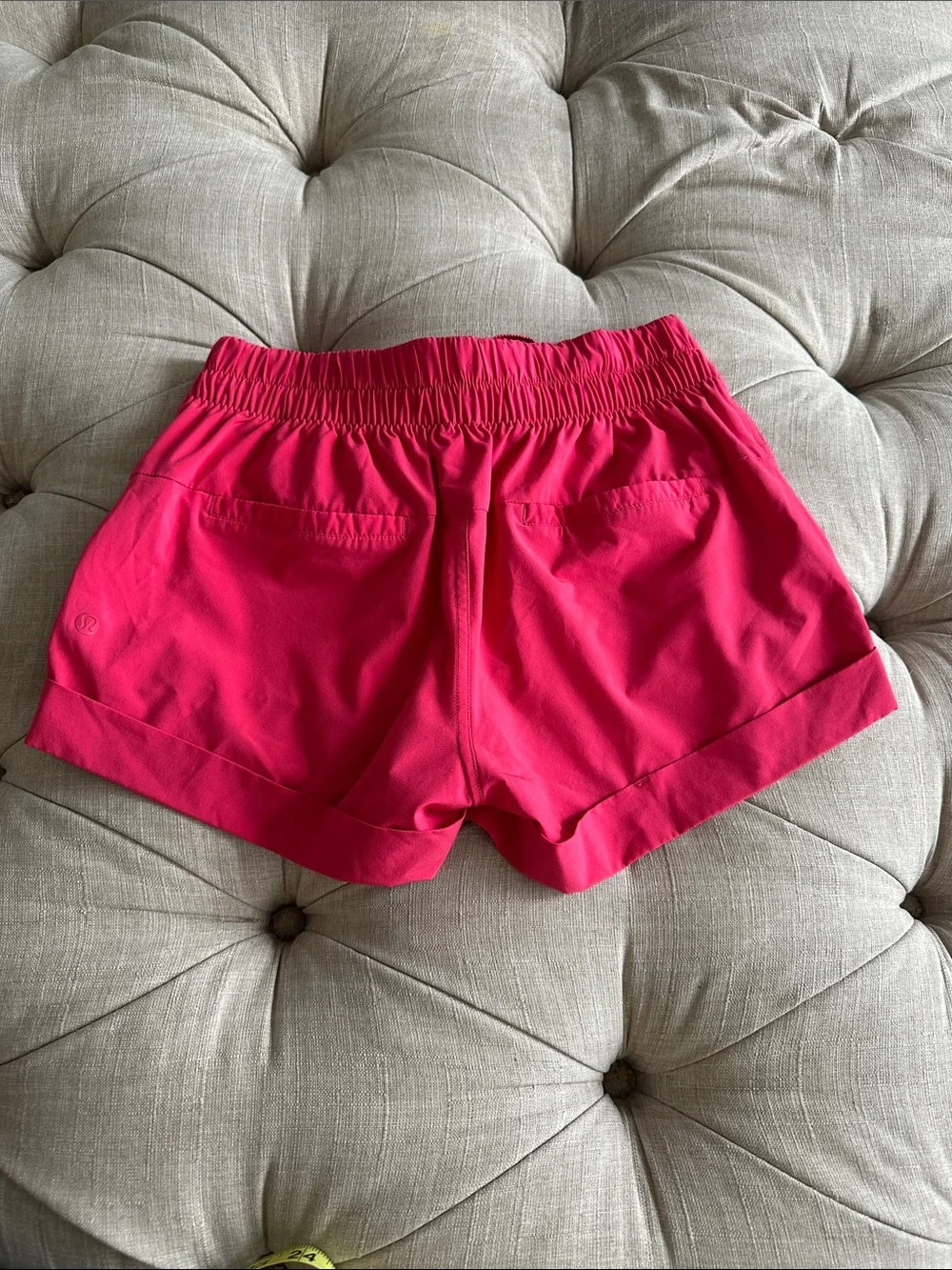 lululemon athletica Vibrant Pink Drawstring Athletic Shorts
